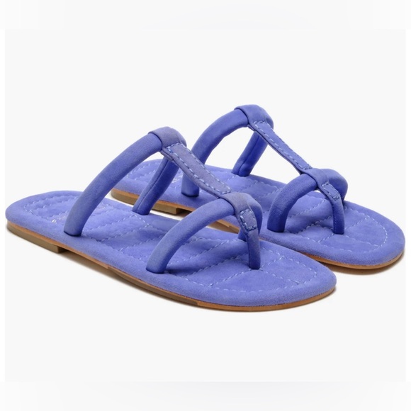 Free People Shoes - Free People Lavender Purple Strappy Flat Sandals